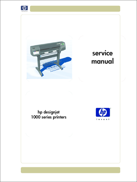 HP Designjet 1000 Service Manual-1